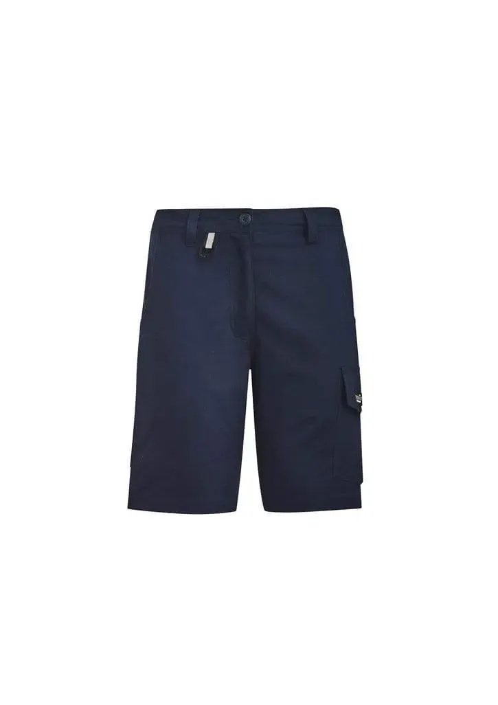 SYZMIK women's rugged cooling vented shorts ZS704 Work Wear Syzmik Navy 16